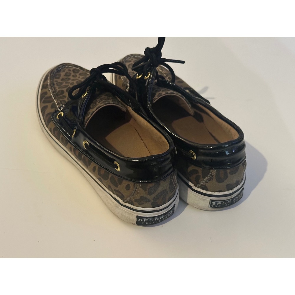 Sperry Top Sider Women's Leopard Print Boat Shoes Loafers Size 8M - Picture 2 of 5
